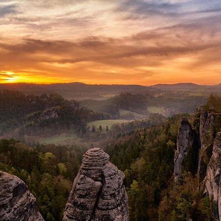 4-Bettzimmer Saechsische Schweiz Mittelndorf Zewnętrze zdjęcie