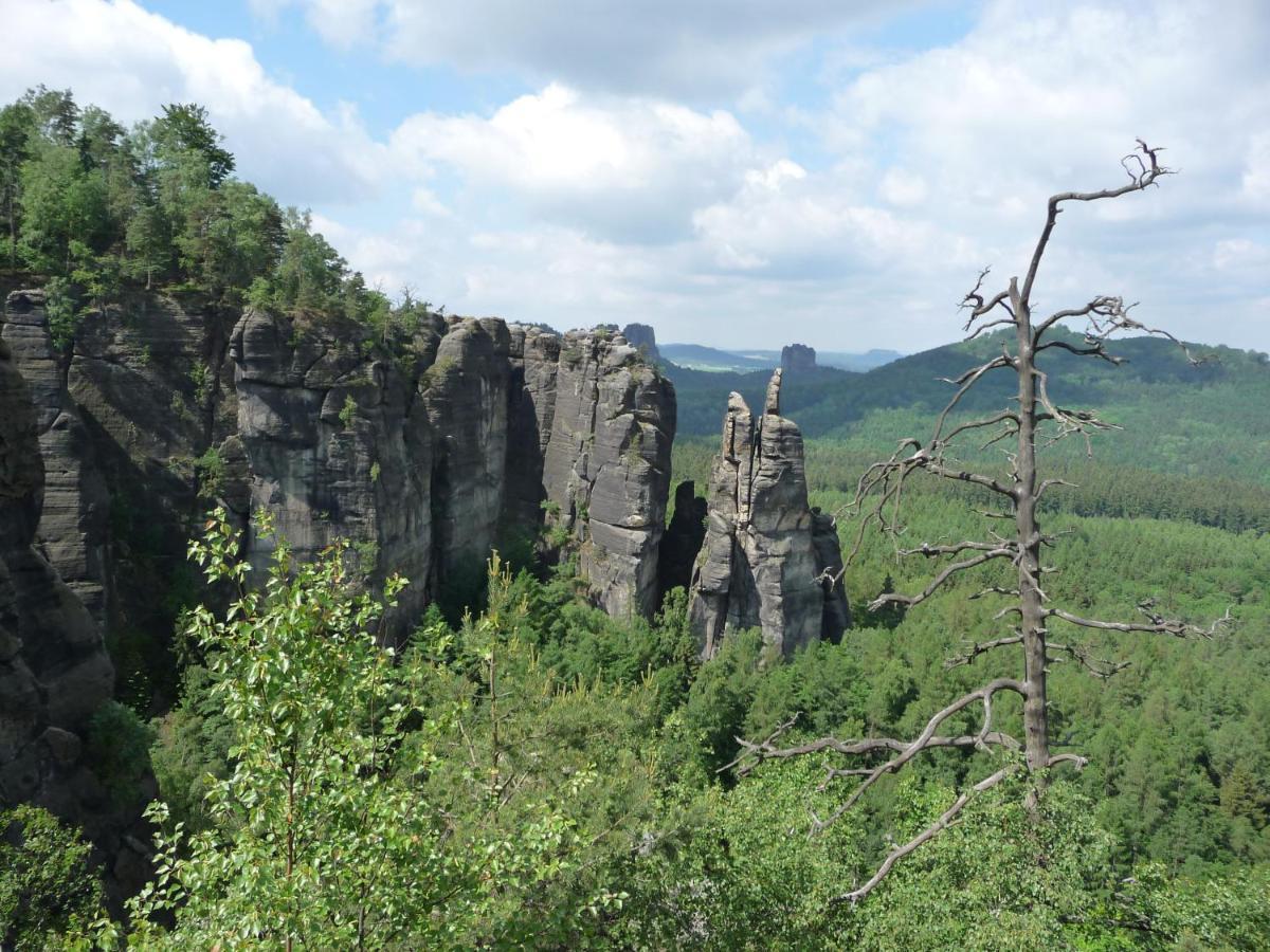 4-Bettzimmer Saechsische Schweiz Mittelndorf Zewnętrze zdjęcie