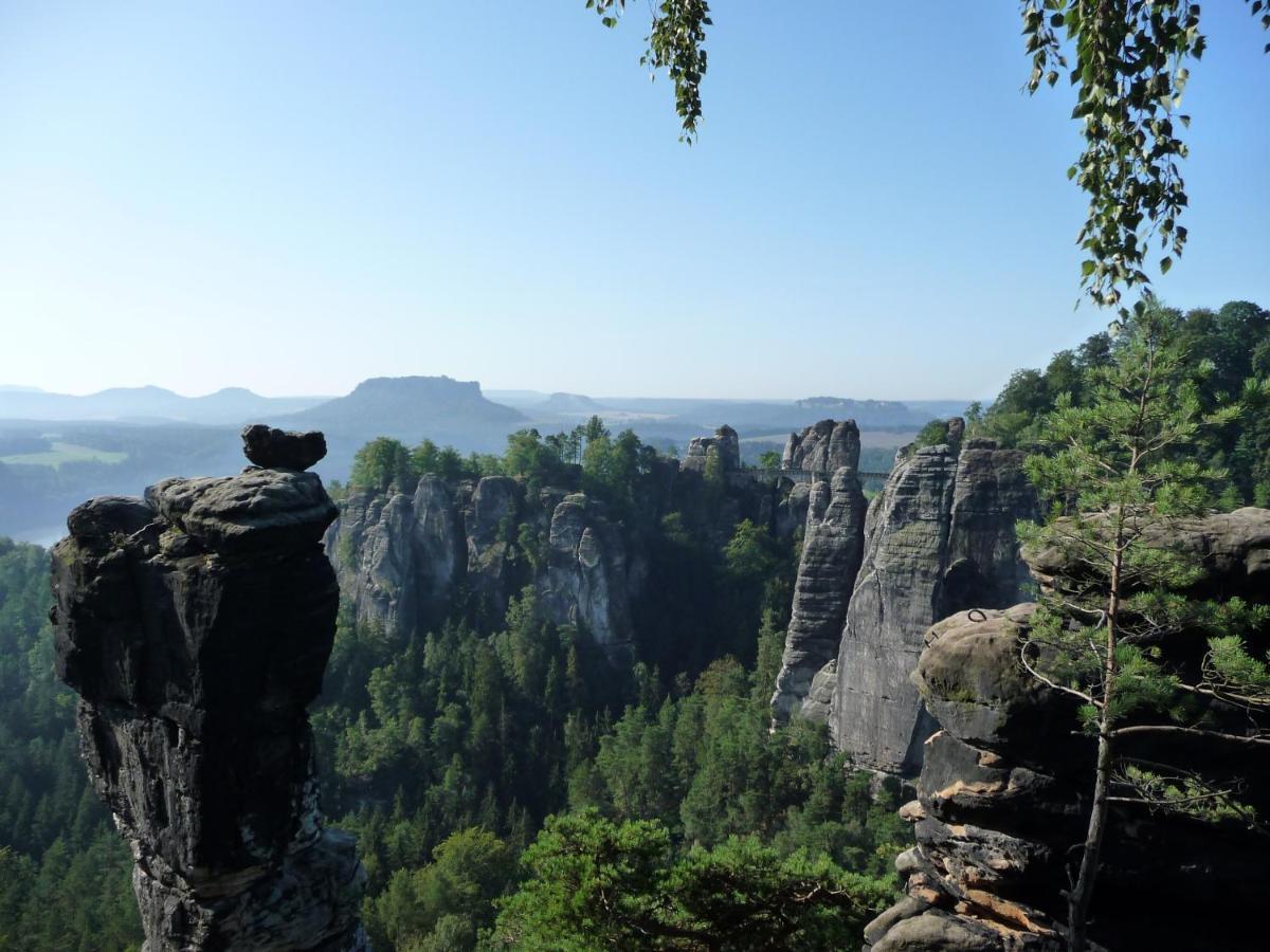 4-Bettzimmer Saechsische Schweiz Mittelndorf Zewnętrze zdjęcie