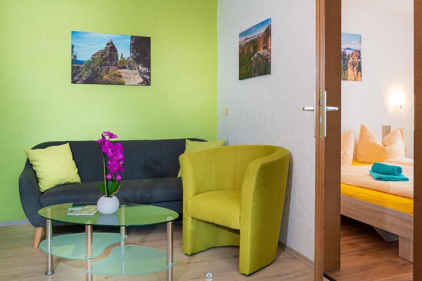 4-Bettzimmer Saechsische Schweiz Mittelndorf Zewnętrze zdjęcie